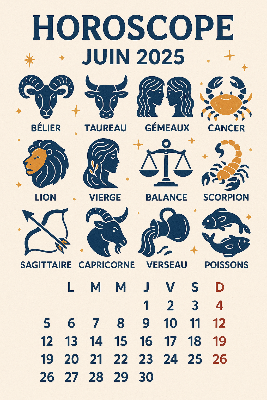 Horoscope Juin 2025